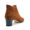 Коричневые полусапожки из кожи и замши Арт. 54541-0 F.ILDE ST T.1450
