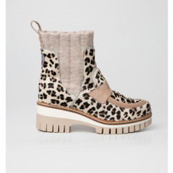 Ботинки из замши и шерсти Арт. ADELAIDE 2515468B/2 animalier GRIGIO